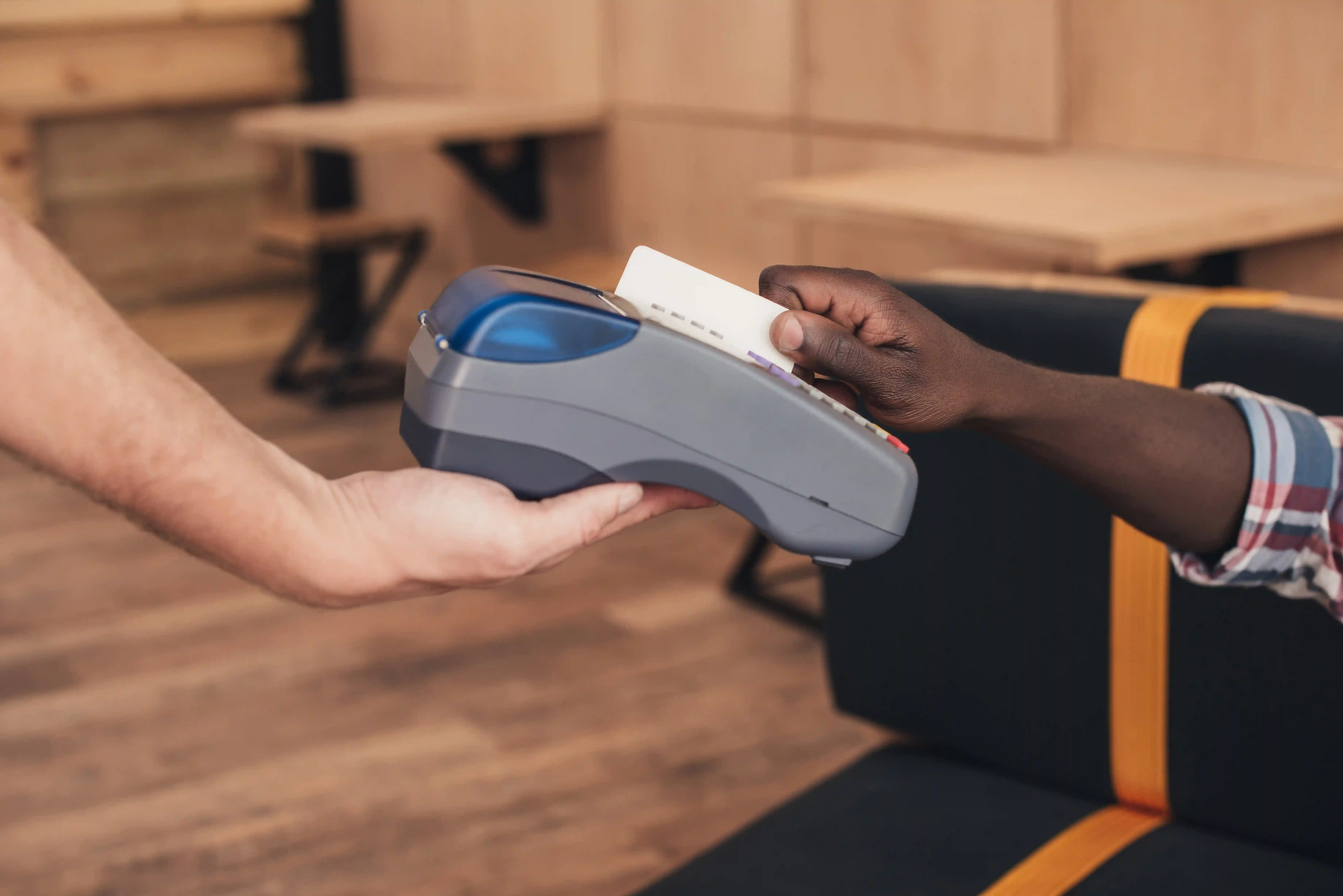 POS system in action - Card Payment